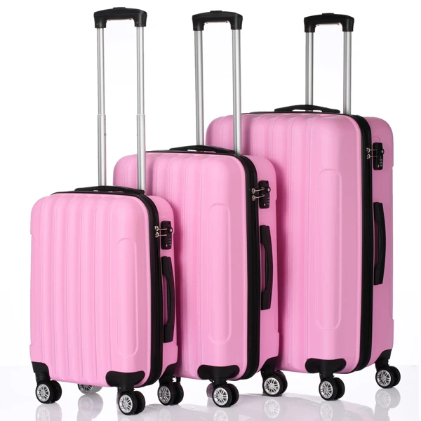 Expandable Hard Shell Luggage Set - 3 in 1 軽量で耐久性のあるハードシェルスーツケースセット。360度回転するスピナーホイール、TSAロック、拡張可能なスペースを備え、出張、家族旅行、休暇に最適です。