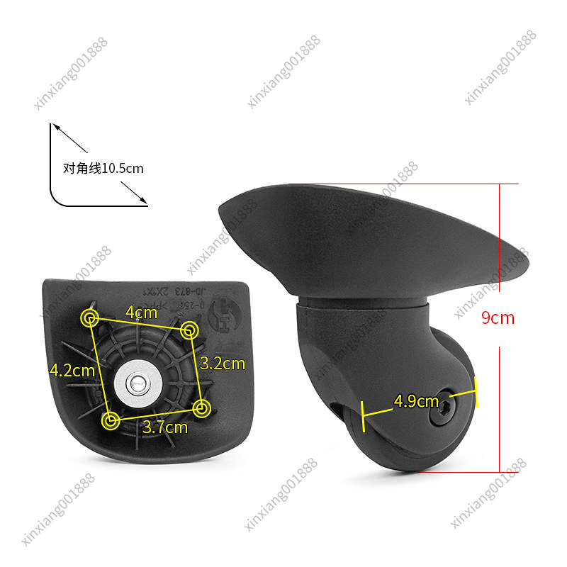 Silent Replacement Luggage Wheels - サムソナイト V22 荷物修理部品 JY-102 サイレントユニバーサルホイールトロリーケース交換用キャスター