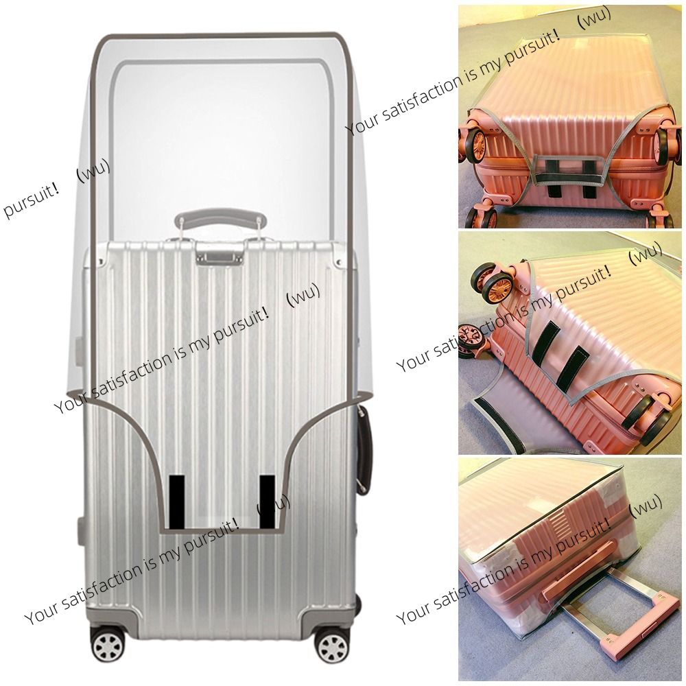 Luggage Protective Cover Transparent - PVC製旅行用透明防水荷物保護カバー、防塵16～28インチ荷物保護カバー