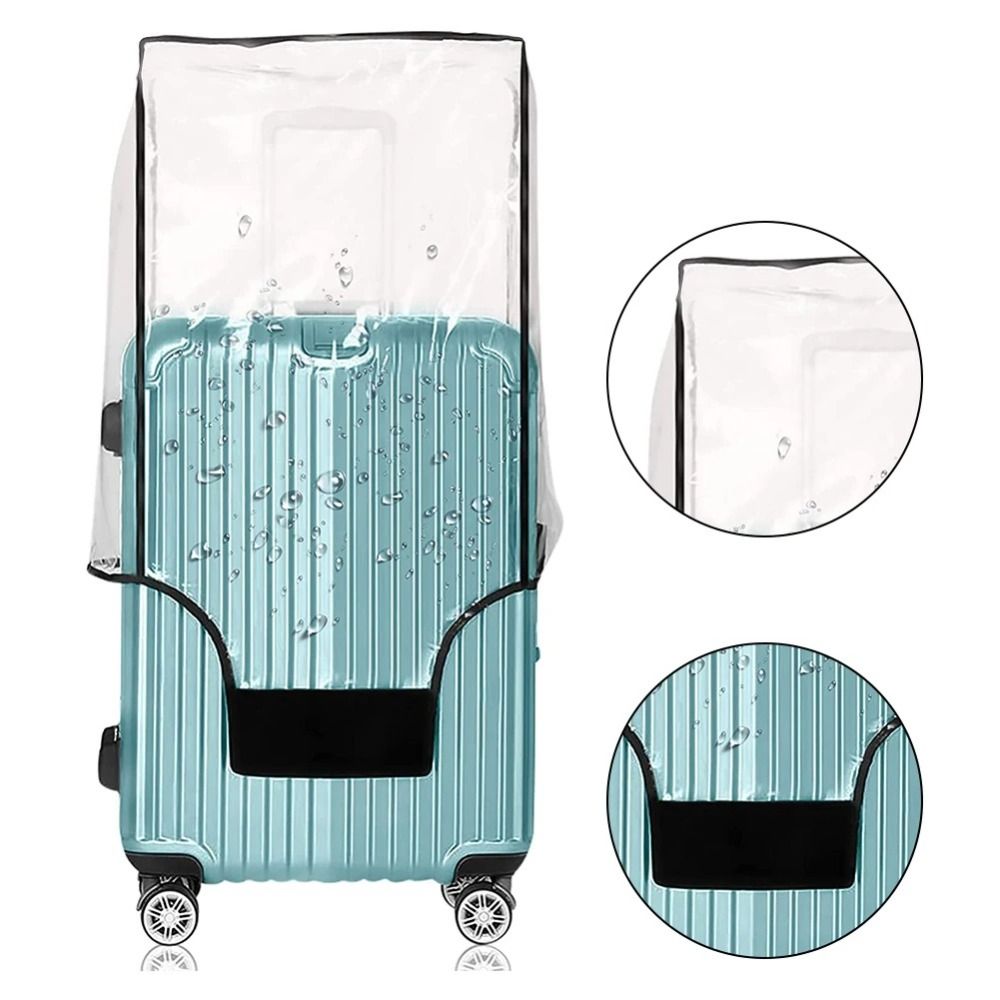 Luggage Protective Cover Transparent - 新しい旅行用荷物保護ケース PVC透明手荷物カバー 耐久性のある防水スーツケース保護カバー