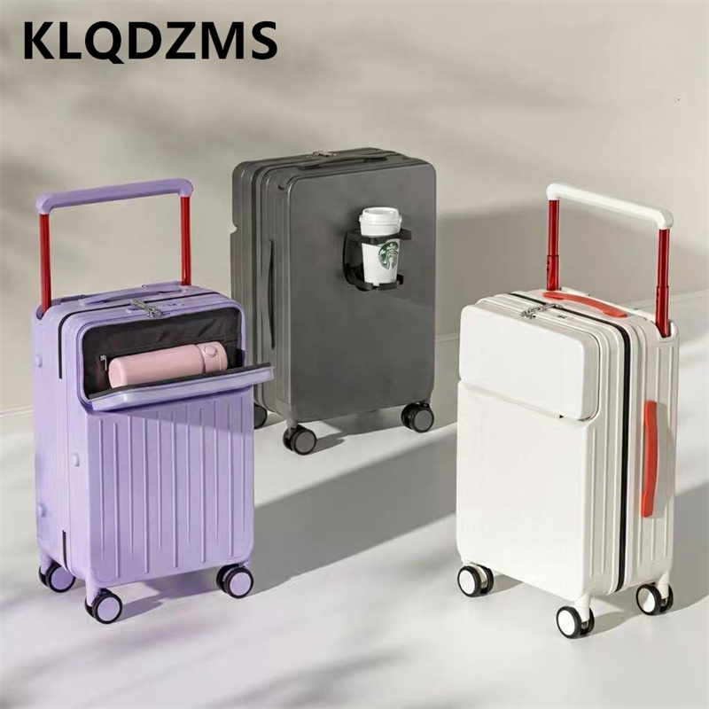 Front Opening Laptop Luggage 24 Inch - KLQDZMS フロントオープンスーツケース 20