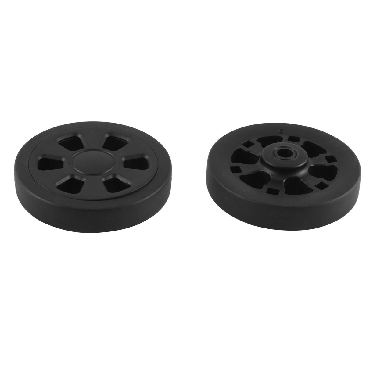 Luggage - ABQR 60mm x 12mm 荷物用ホイール交換用耐摩耗性環境保護PUスーツケース交換用ホイールブラックペア