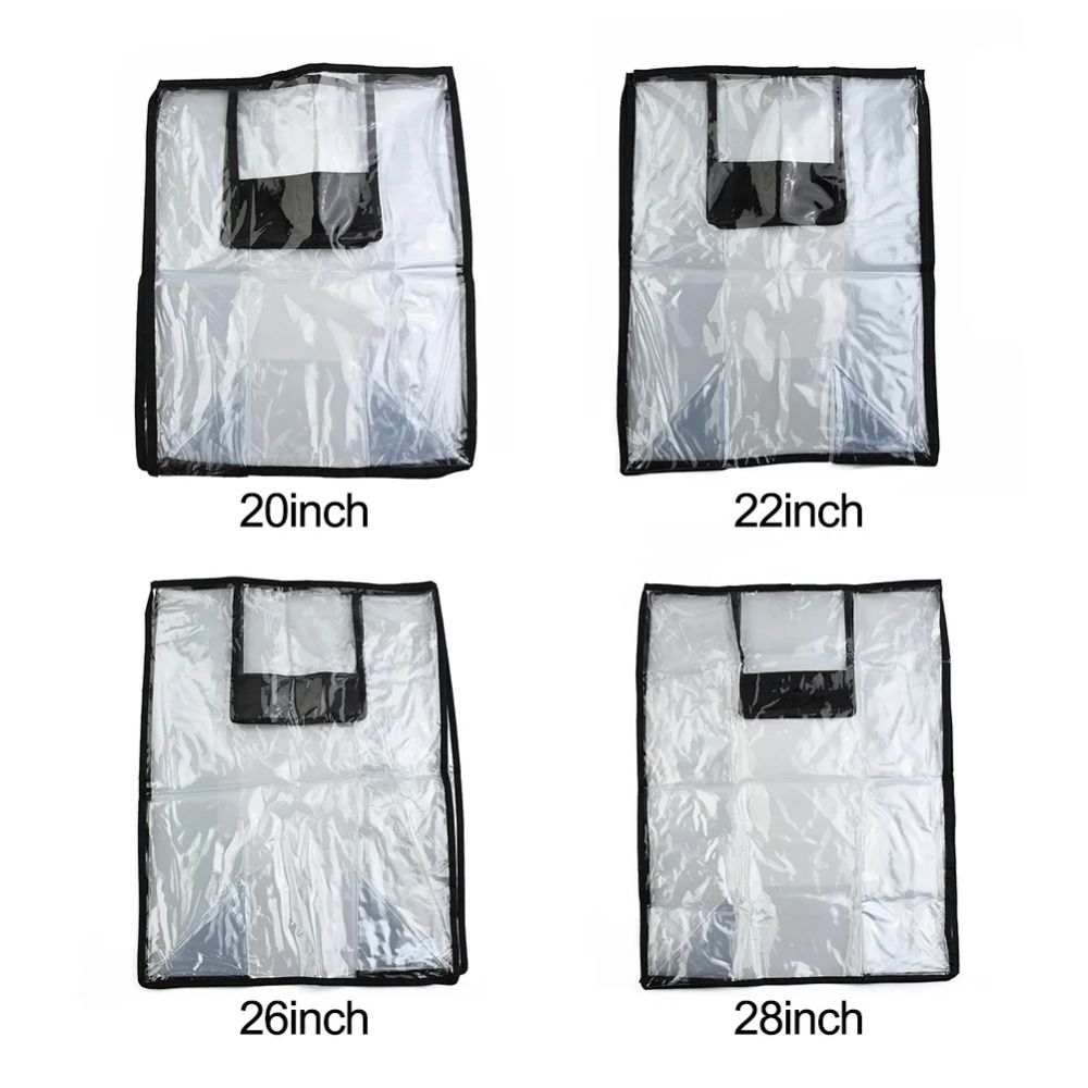 Luggage Protective Cover Transparent - 新しい旅行荷物プロテクターケース 18-30 インチ PVC 手荷物カバー旅行アクセサリー透明スーツケース保護カバー