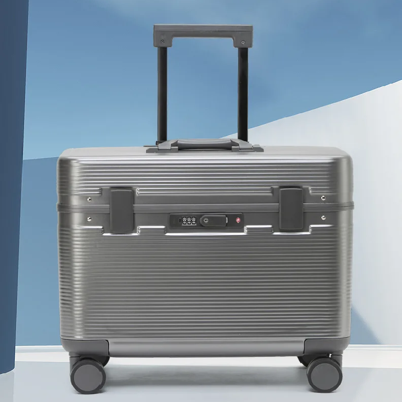 Aluminum Frame Carry On Luggage - バニーフライ キャプテンズ トラベルケース 小型アルミフレーム写真撮影用トロリー 18インチ横型 22インチ荷物用フリップアップデザイン