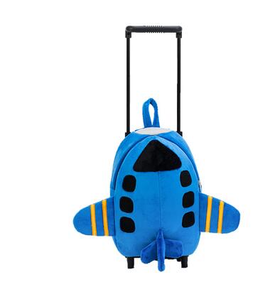 Foldable Rolling Luggage Bag - 子供ローリングバックパック学校取り外し可能なバックパックホイール子供旅行トロリーバックパックバッグ子供のためのガールショベルリュック