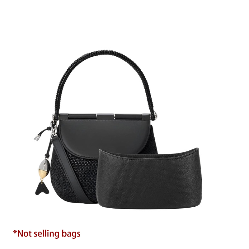 Handbags - ジッパーフェルトバッグオーガナイザーインサート ロエベトートハンドバッグ用 軽量インナーライナー収納バッグアクセサリー