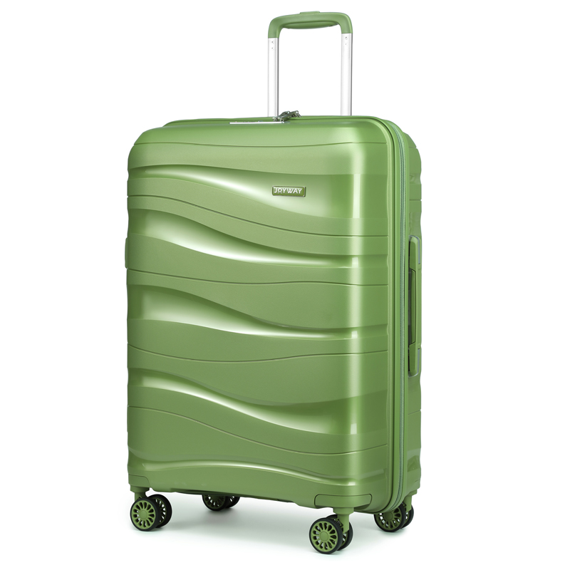 Expandable Hard Shell Luggage Set - Melalenia 荷物機内持ち込みスーツケースセット、拡張可能な PP ハードシェルスーツケース、スピナーホイール付き