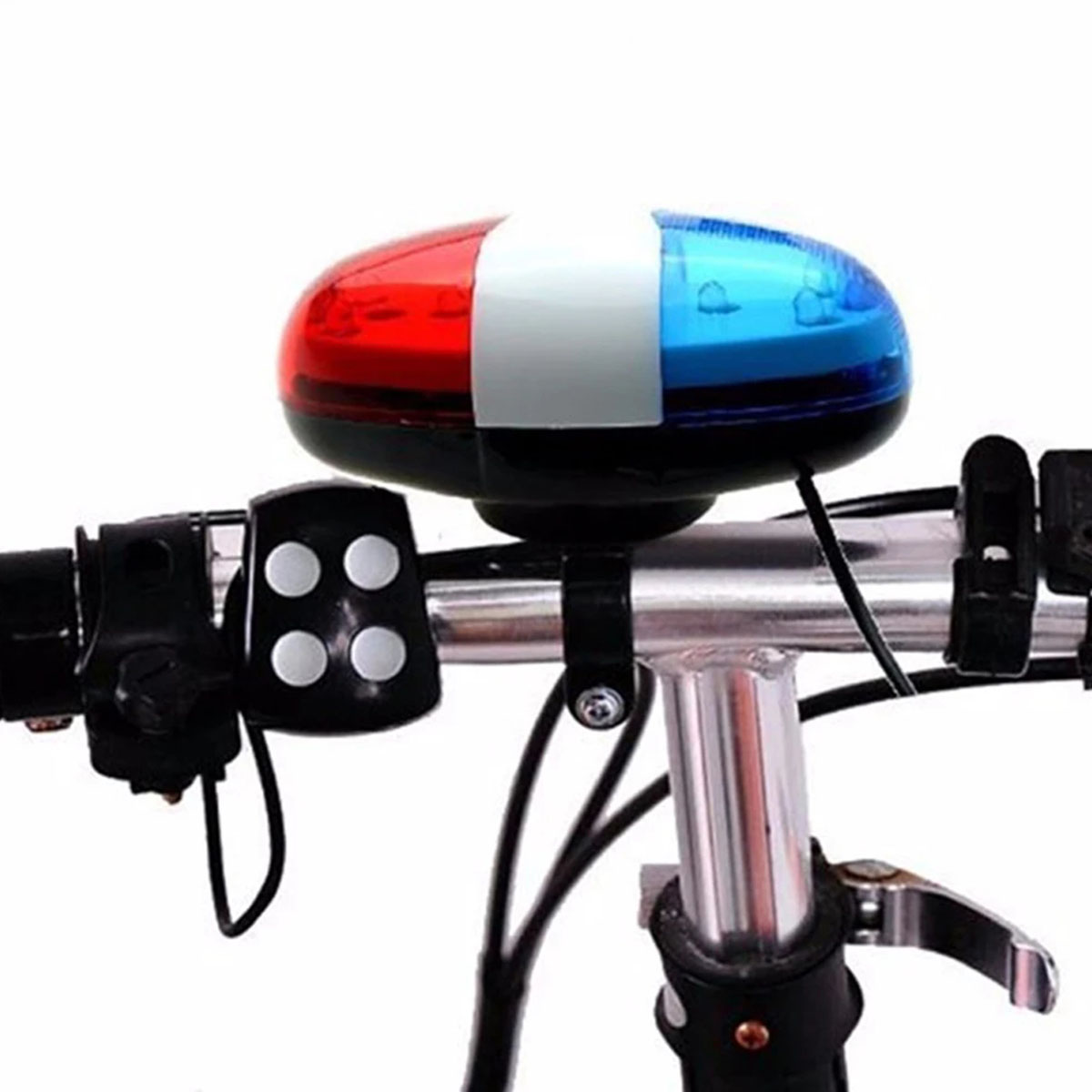 Kids Ride On Suitcase Scooter - 自転車ベル パトカーライト 6LED 4音 電子ホーン サイレン