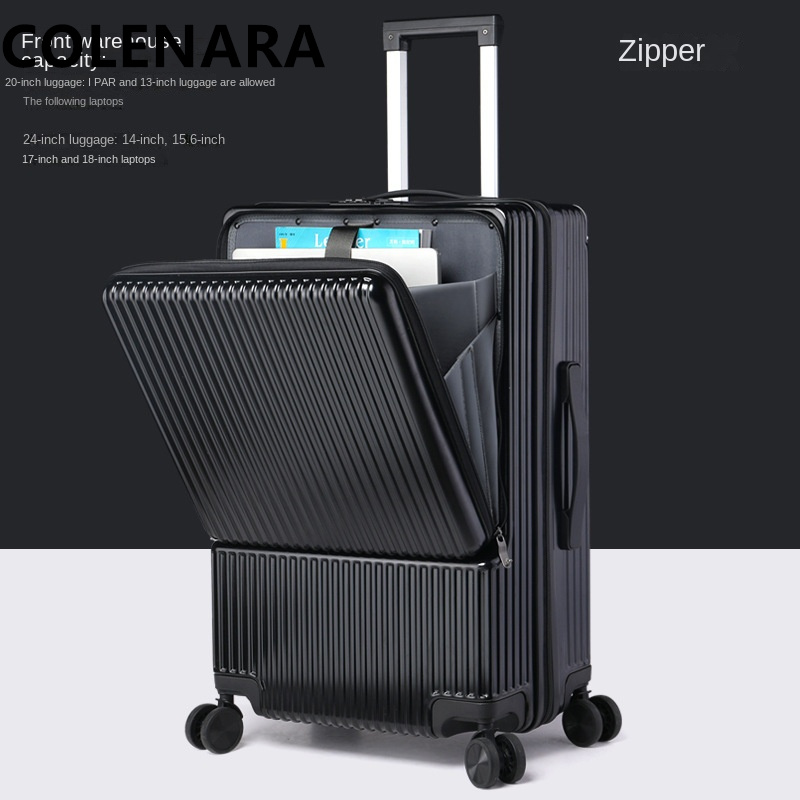 COLENARA 20インチ、22インチ、24インチ、26イ - Front Opening Laptop Luggage 24 Inch のレビューと価格