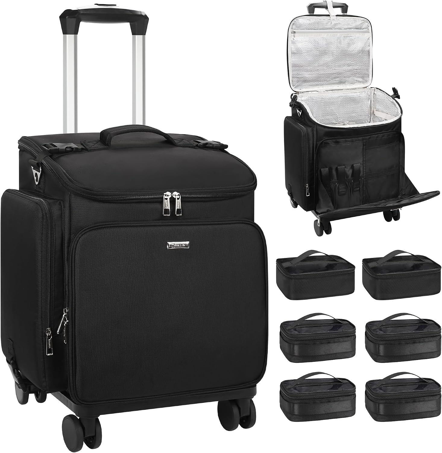 ローリングメイクアップケース ヘアツール トラベルバッグ キ - Travel Bags のレビューと価格