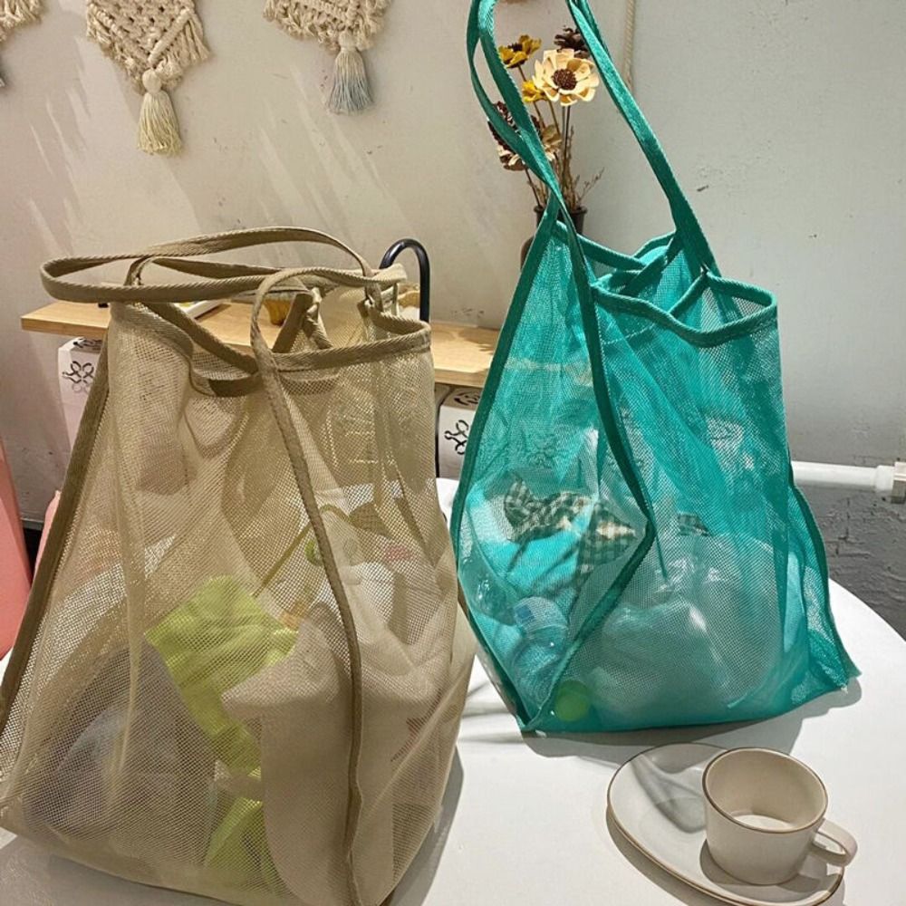 メッシュビーチバッグ 軽量、通気性があり、速乾性のあるトラベ - Travel Bags のレビューと価格