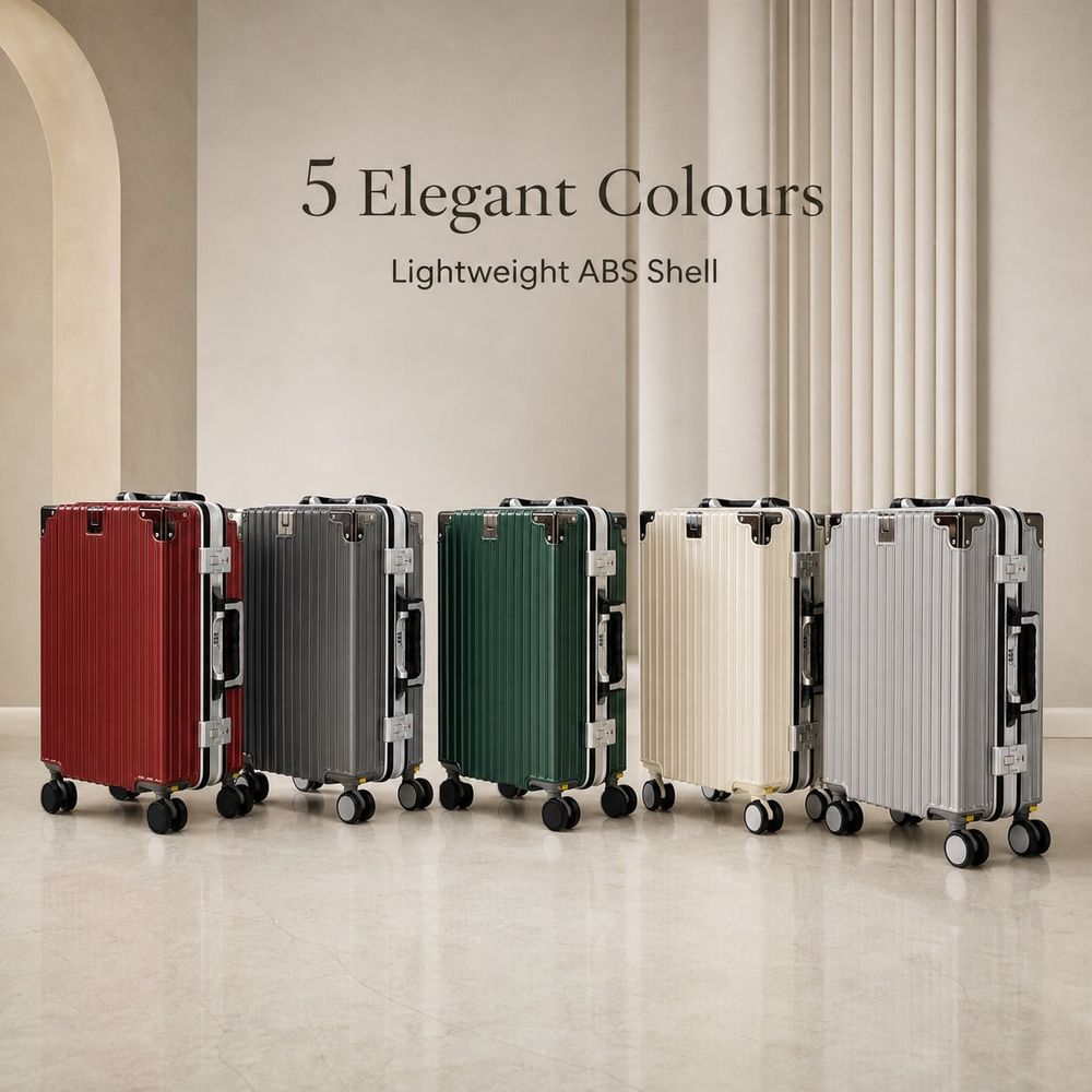 機内持ち込み可能スーツケース、PCハードシェルラゲージ、アル - Aluminum Frame Carry On Luggage のレビューと価格