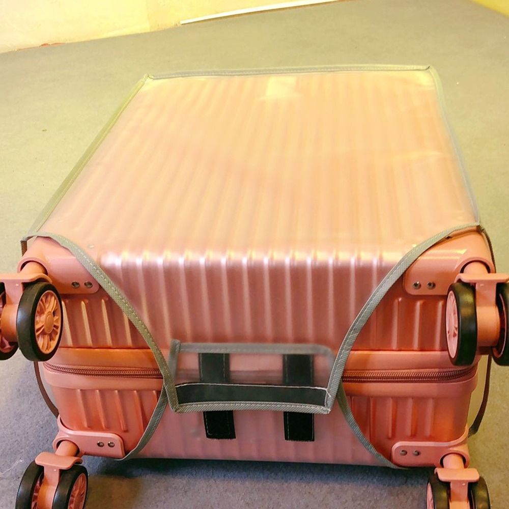 16-28 インチ旅行荷物カバー PVC 透明荷物プロテクタ - Waterproof Suitcase Cover Protector のレビューと価格