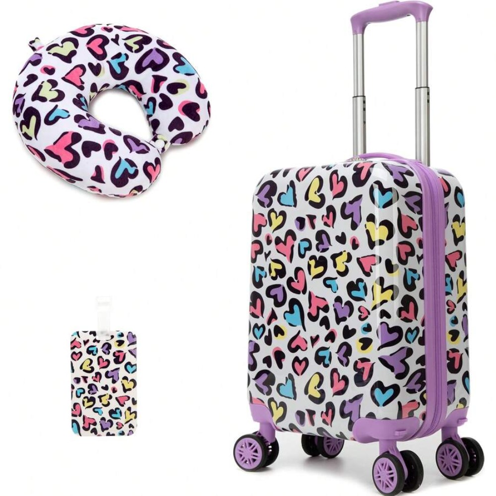 スピナーホイール付き2ピースラゲージセット、女の子向け16イ - Expandable Hard Shell Luggage Set のレビューと価格