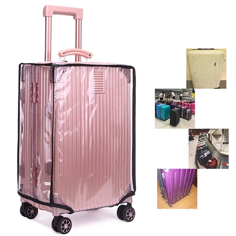 18〜30インチの透明PVCカバー,スーツケース,トラベルア - Luggage Protective Cover Transparent のレビューと価格