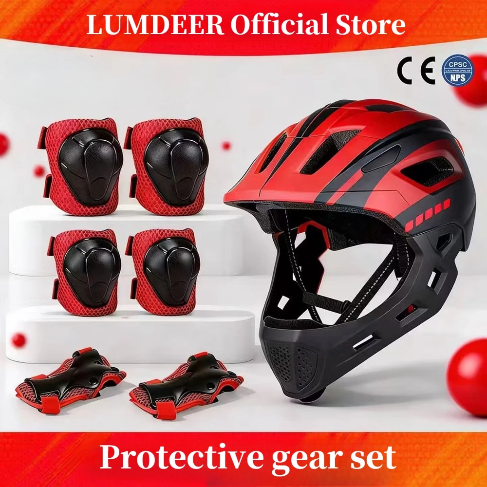 LUMDEER キッズMTBヘルメット 保護ギアセット フル - Kids Ride On Suitcase Scooter のレビューと価格