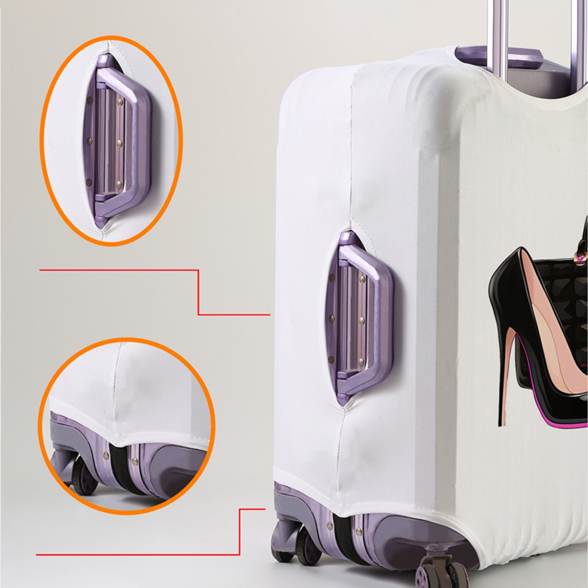 荷物カバープロテクター弾性防水防塵 18-32 インチのスー - Waterproof Suitcase Cover Protector のレビューと価格