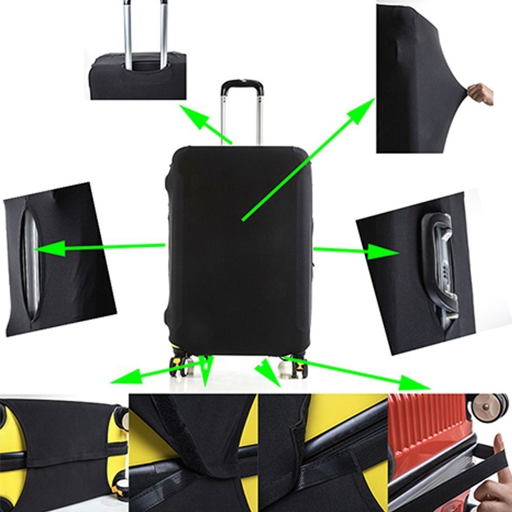 耐久性のある弾性荷物カバー防水傷防止スーツケースプロテクター - Waterproof Suitcase Cover Protector のレビューと価格