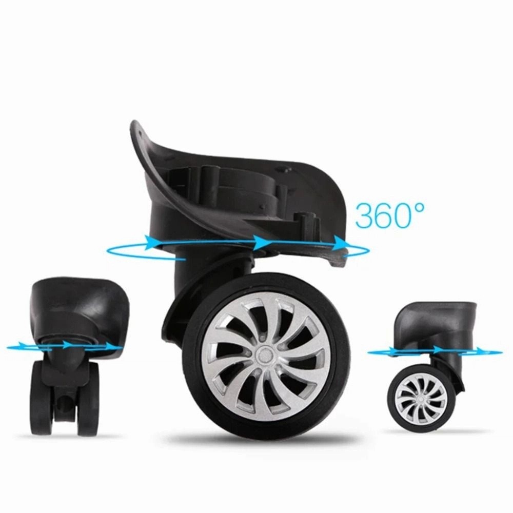 4 個ユニバーサル荷物スーツケースホイール 360 度交換部 - Silent Replacement Luggage Wheels のレビューと価格