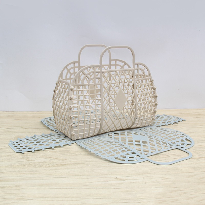 取り外し可能なシャワーバスケットプラスチックバスジェリーバッ - Handbags のレビューと価格