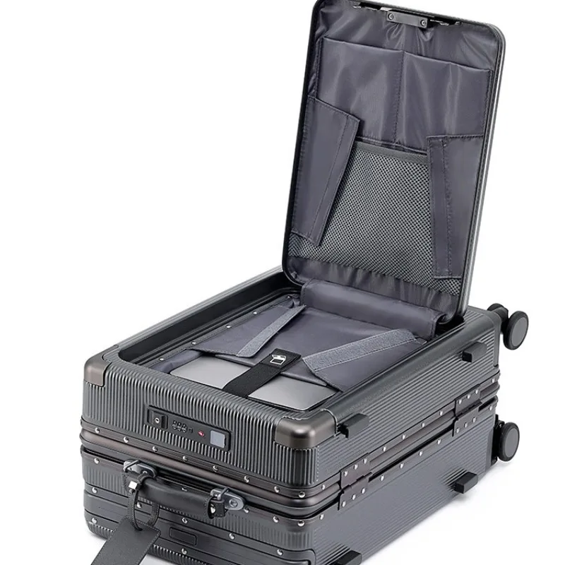 旅行用スーツケース アルミフレーム ワイドトロリーケース 2 - Aluminum Frame Carry On Luggage のレビューと価格