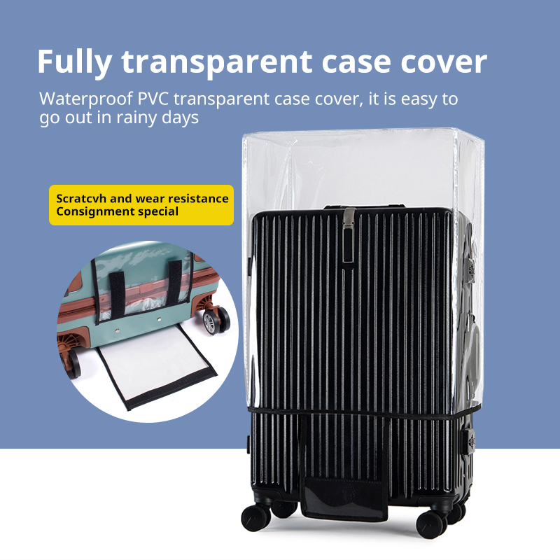 完全透明荷物プロテクターカバー PVC 防水防塵耐久性のある - Waterproof Suitcase Cover Protector のレビューと価格