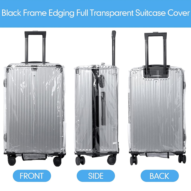 完全透明荷物プロテクターカバー PVC 防水防塵耐久性のある - Waterproof Suitcase Cover Protector のレビューと価格