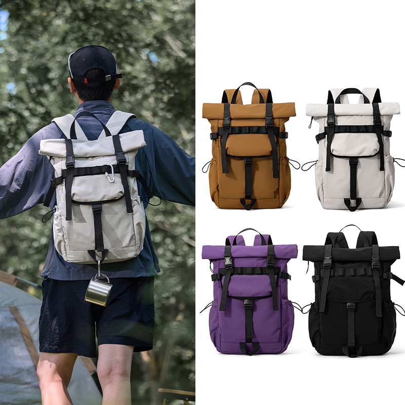 新しいメンズロールマウス拡張式トラベルバックパック、ノートパ - Foldable Rolling Luggage Bag のレビューと価格