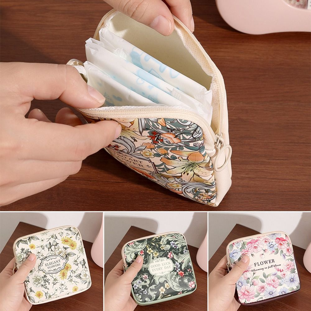 新しいPVCサニタリーパッドバッグ大容量多目的化粧品バッグ小 - Cosmetic Bags のレビューと価格