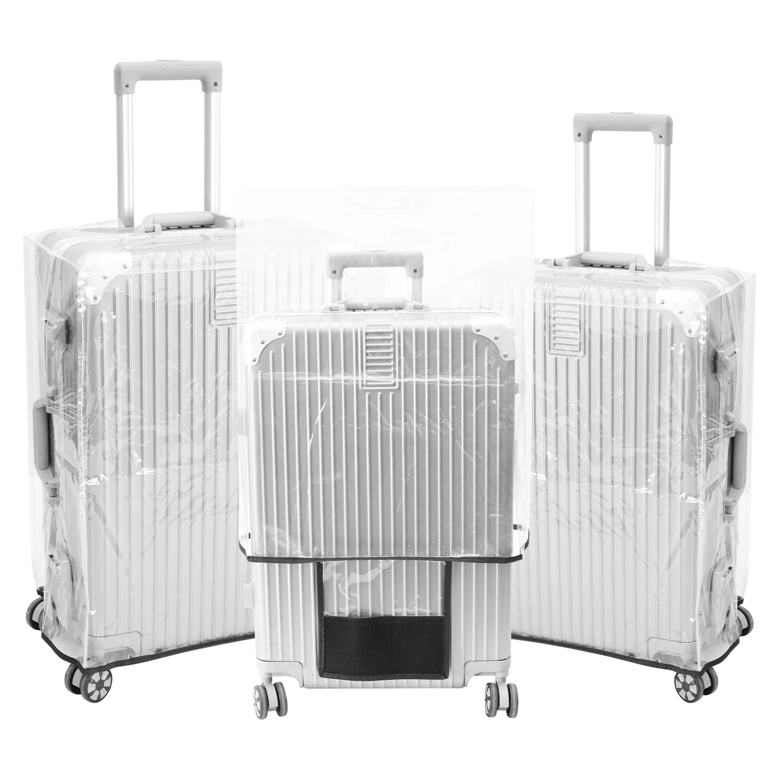 3 個透明 PVC 荷物保護カバー 20/24/28 インチ - Luggage Protective Cover Transparent のレビューと価格