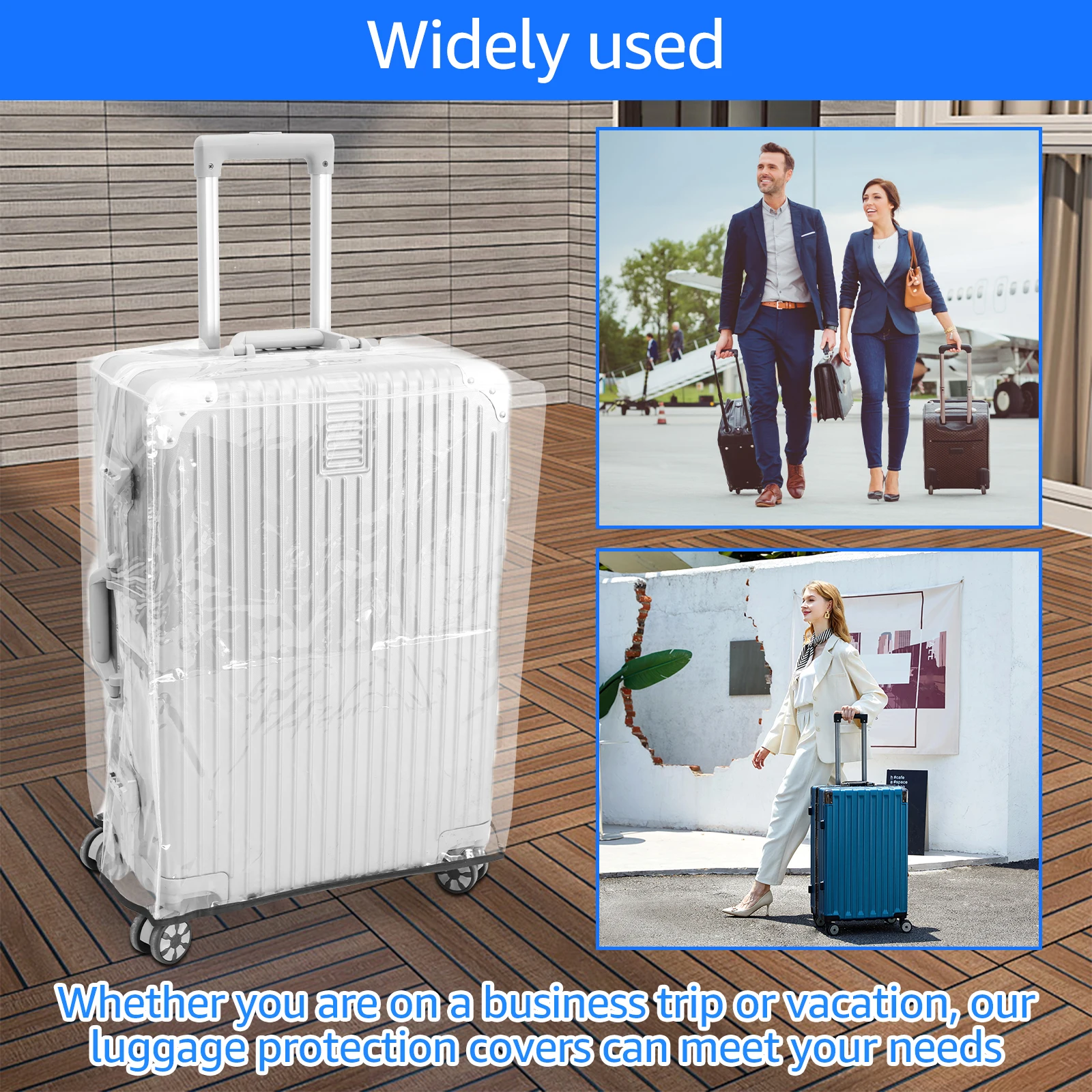 3 個透明 PVC 荷物保護カバー 20/24/28 インチ - Luggage Protective Cover Transparent のレビューと価格