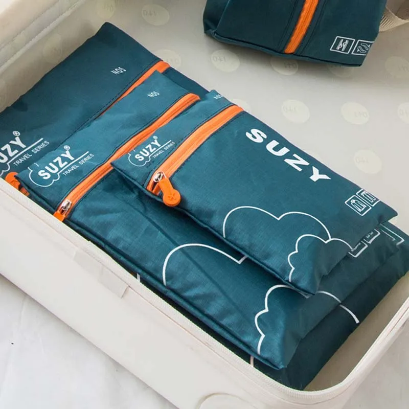 7/6 個セットトラベルオーガナイザー収納袋スーツケースポー - Foldable Rolling Luggage Bag のレビューと価格