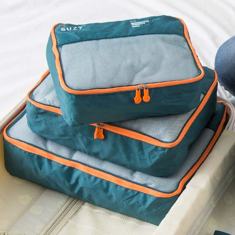 7/6 個セットトラベルオーガナイザー収納袋スーツケースポー - Foldable Rolling Luggage Bag のレビューと価格