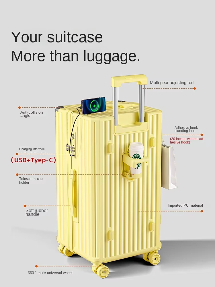 30/32インチ大容量スーツケース 多機能学生用トロリーケー - Spinner Wheel Rolling Suitcase 20 Inch のレビューと価格