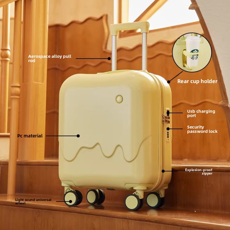 小さな子供用荷物 20 インチ搭乗ボックス学生用スーツケース - Spinner Wheel Rolling Suitcase 20 Inch のレビューと価格