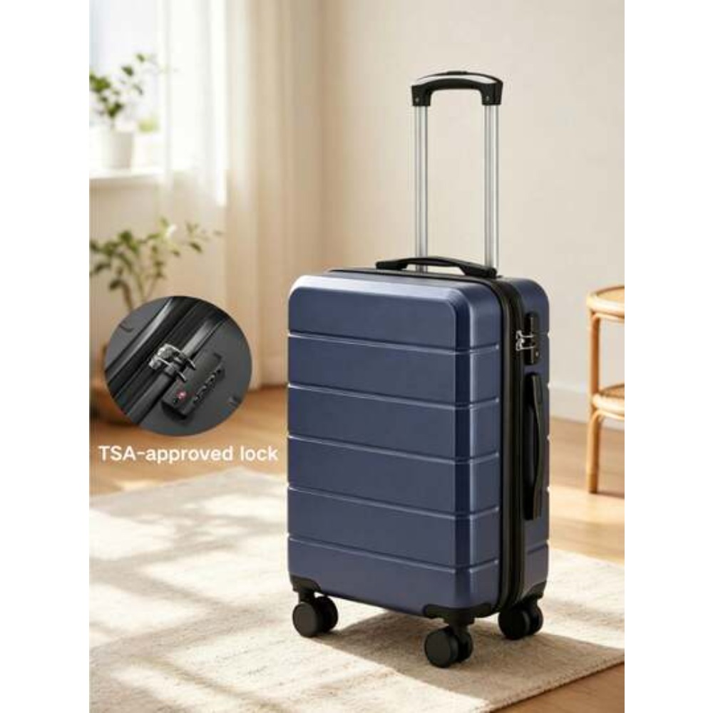 20インチ拡張可能なABSハードサイドキャリーオンラゲージ  - Cabin Size Lightweight Travel Trolley のレビューと価格
