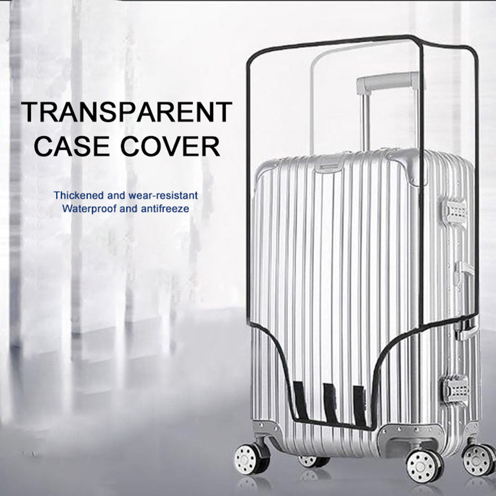 スーツケース保護カバー 防水 PVC 透明 旅行用荷物プロテ - Waterproof Suitcase Cover Protector のレビューと価格
