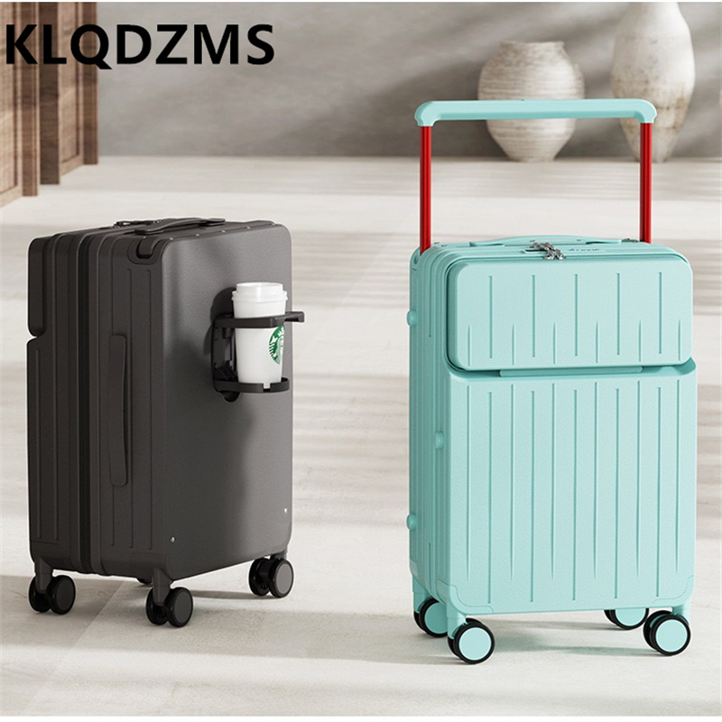 KLQDZMS 24 インチ荷物コンパートメントフロントオー - Front Opening Laptop Luggage 24 Inch のレビューと価格