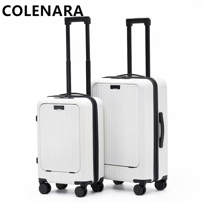 COLENARA 20インチ24インチ26インチ多機能キャビ - Front Opening Laptop Luggage 24 Inch のレビューと価格