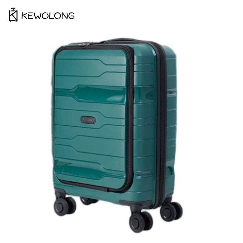 20インチ前開きキャリーオンラゲージ、男女兼用軽量ローリング - Cabin Size Lightweight Travel Trolley のレビューと価格