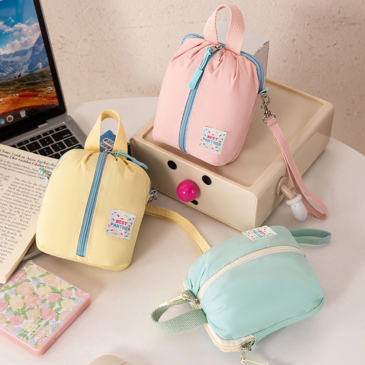 下着靴下収納バッグ小型で持ち運び可能な旅行用化粧品収納バッグ - Cosmetic Bags のレビューと価格