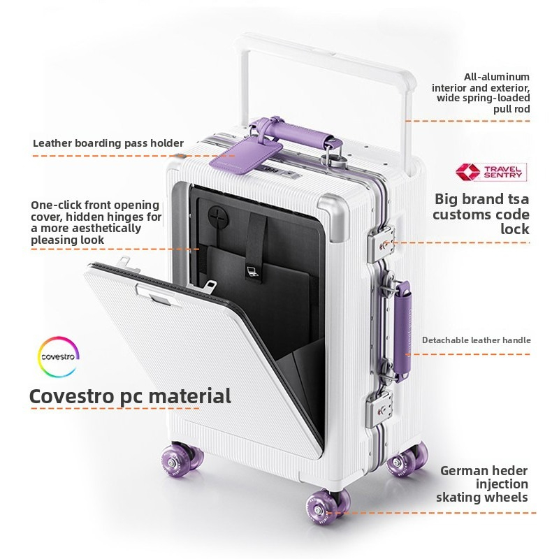 20インチ、24インチ、26インチのトラベルスーツケース、P - Aluminum Frame Carry On Luggage のレビューと価格