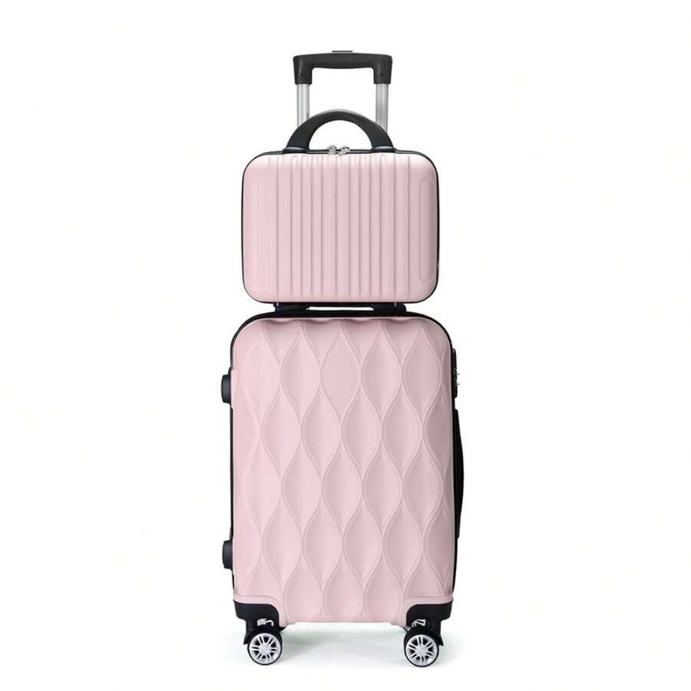 2ピースラゲージセット 14インチ 20インチ ABSハード - Expandable Hard Shell Luggage Set のレビューと価格