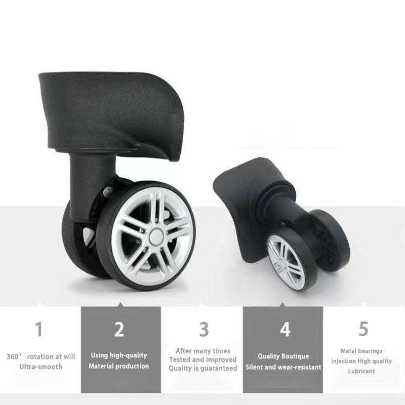荷物固定高品質キャスターアクセサリー荷物ホイール交換サイレン - Silent Replacement Luggage Wheels のレビューと価格