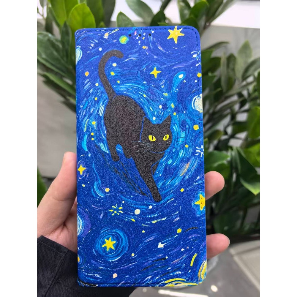 塗装済み磁気フリップレザーウォレットケース Samsung  - Wallets のレビューと価格