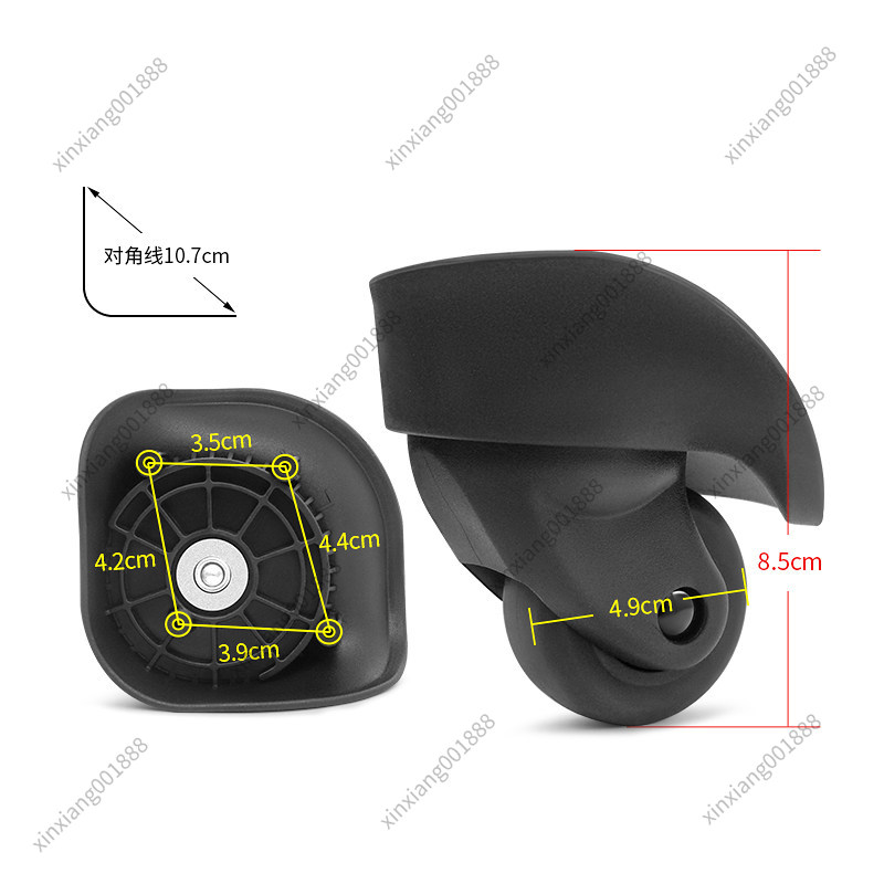 デルシー フランス大使用荷物 サイレントホイール 061 ユ - Silent Replacement Luggage Wheels のレビューと価格