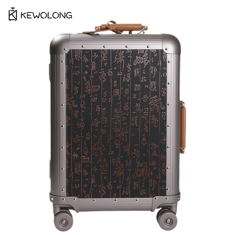 フルアルミマグネシウム合金製スピナースーツケース 20/24 - Spinner Wheel Rolling Suitcase 20 Inch のレビューと価格
