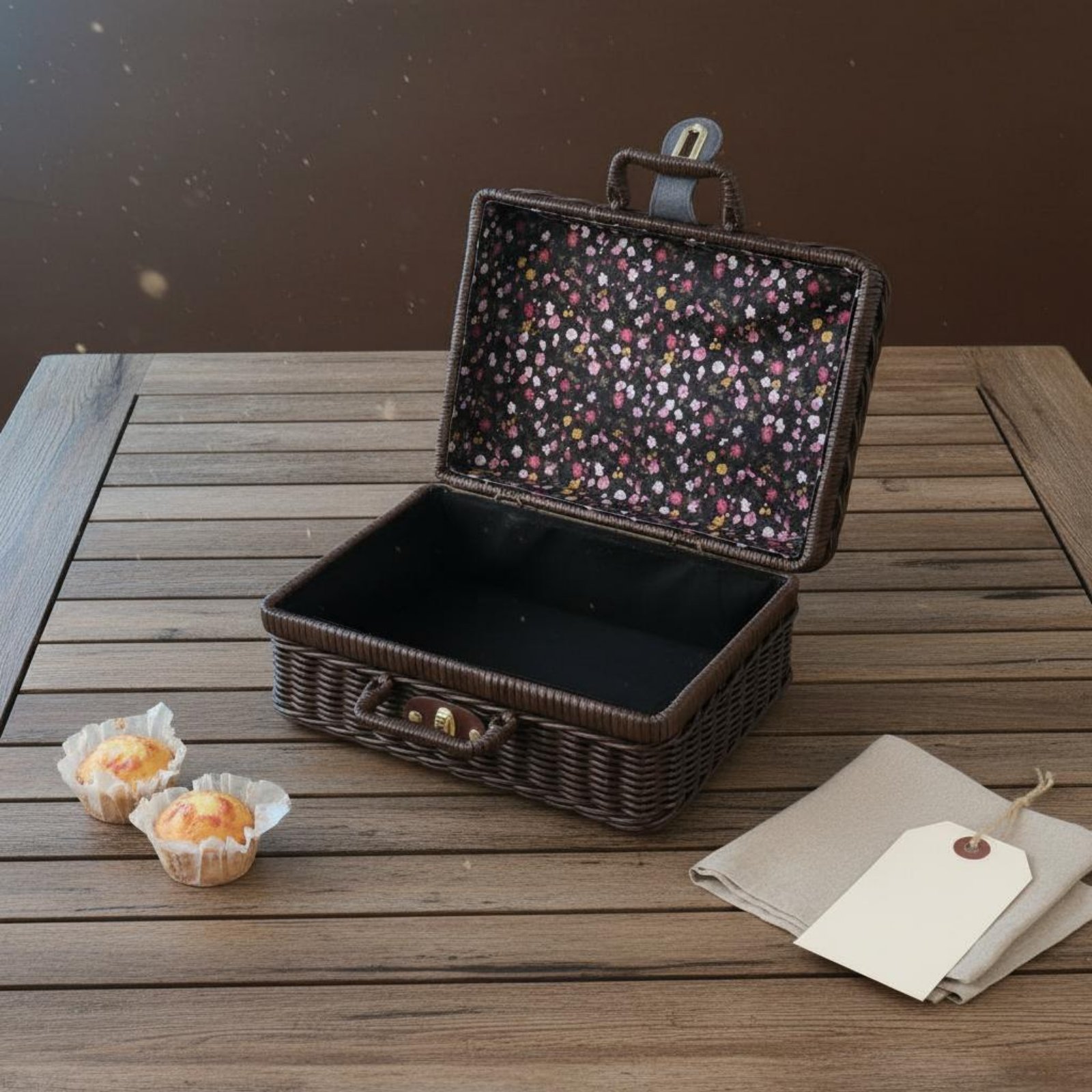 ヴィンテージデザインのスーツケース ハンドル付き織り込みスー - Retro Vintage Trunk Suitcase のレビューと価格
