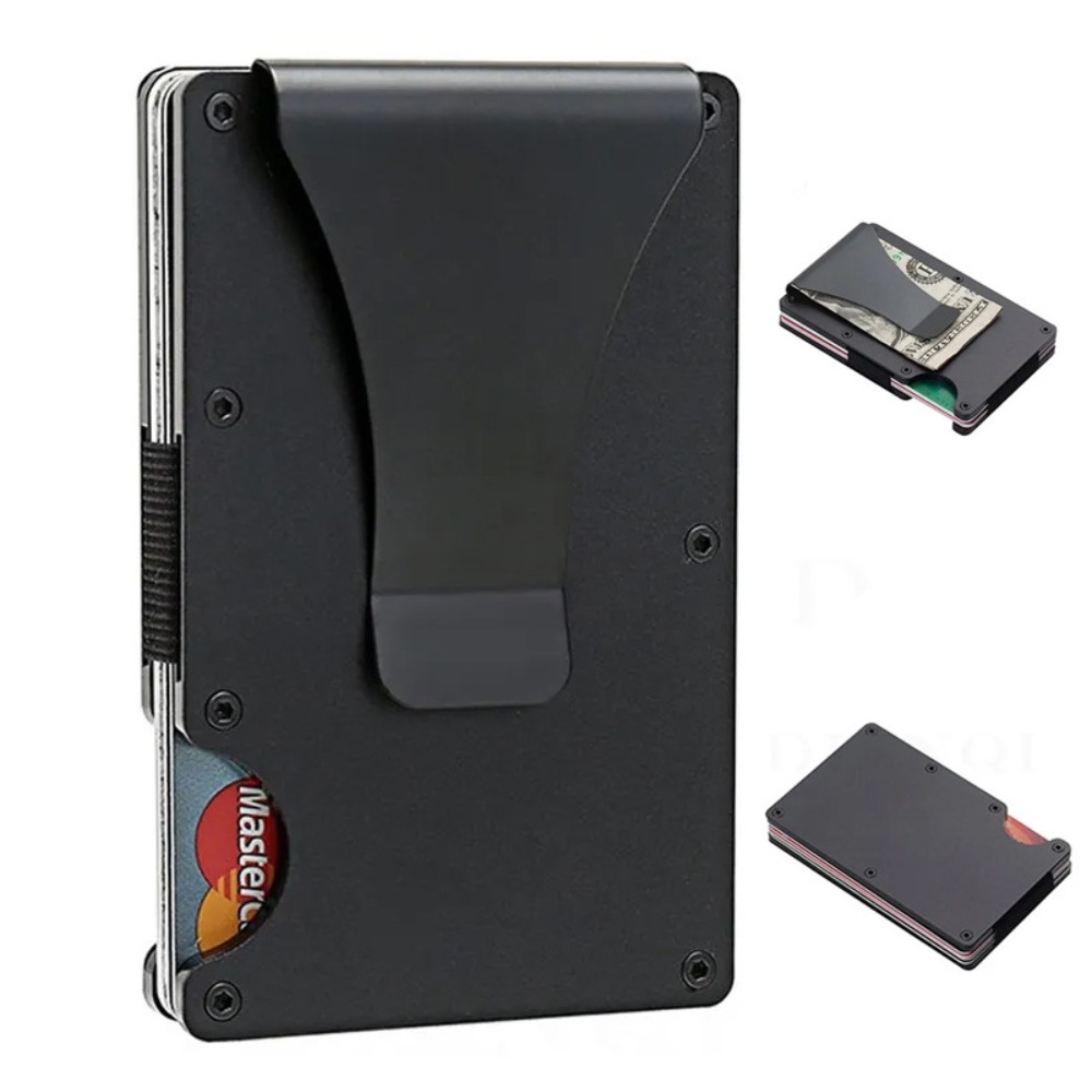 アルミ合金 RFID ブロッキングカードホルダー超スリム盗難 - Wallets のレビューと価格