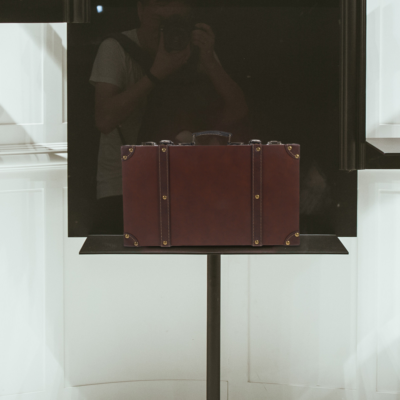 ヴィンテージスタイルのトランク型スーツケース、英国デザイン、 - Retro Vintage Trunk Suitcase のレビューと価格